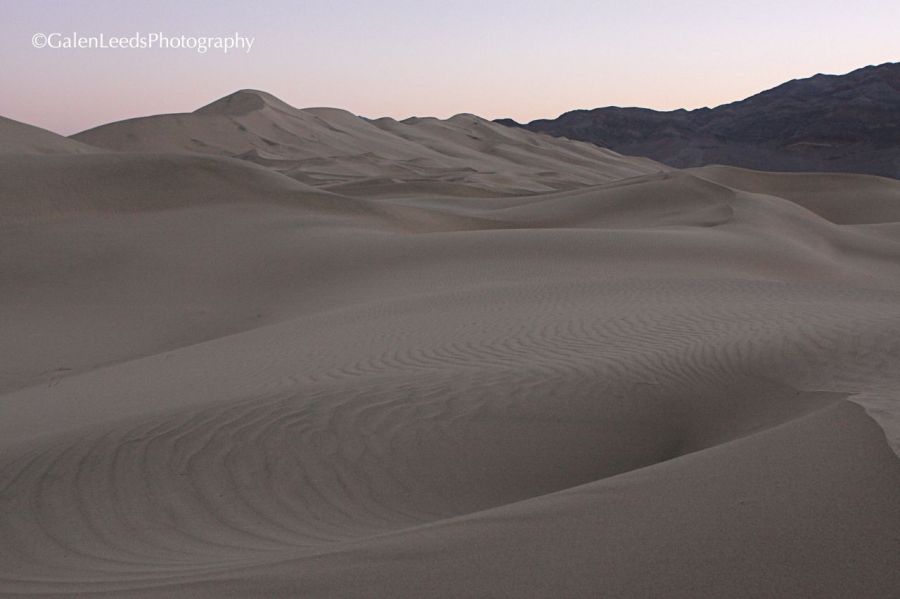 While I enjoy the texture of sunlight on the dunes, the presun light is also magical
