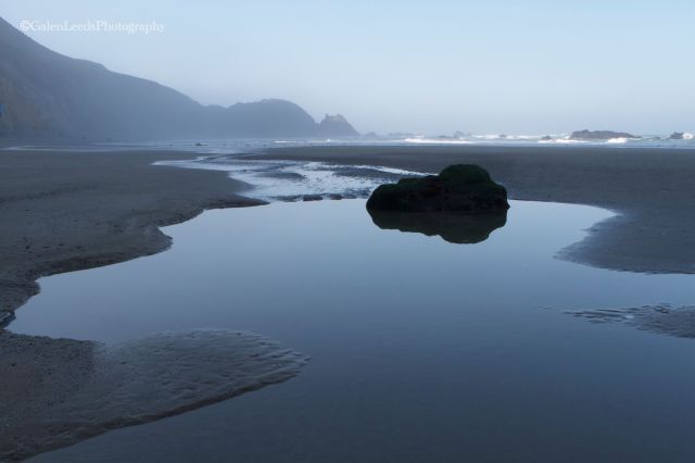 Low tide in the Point Reyes National Seashore, California